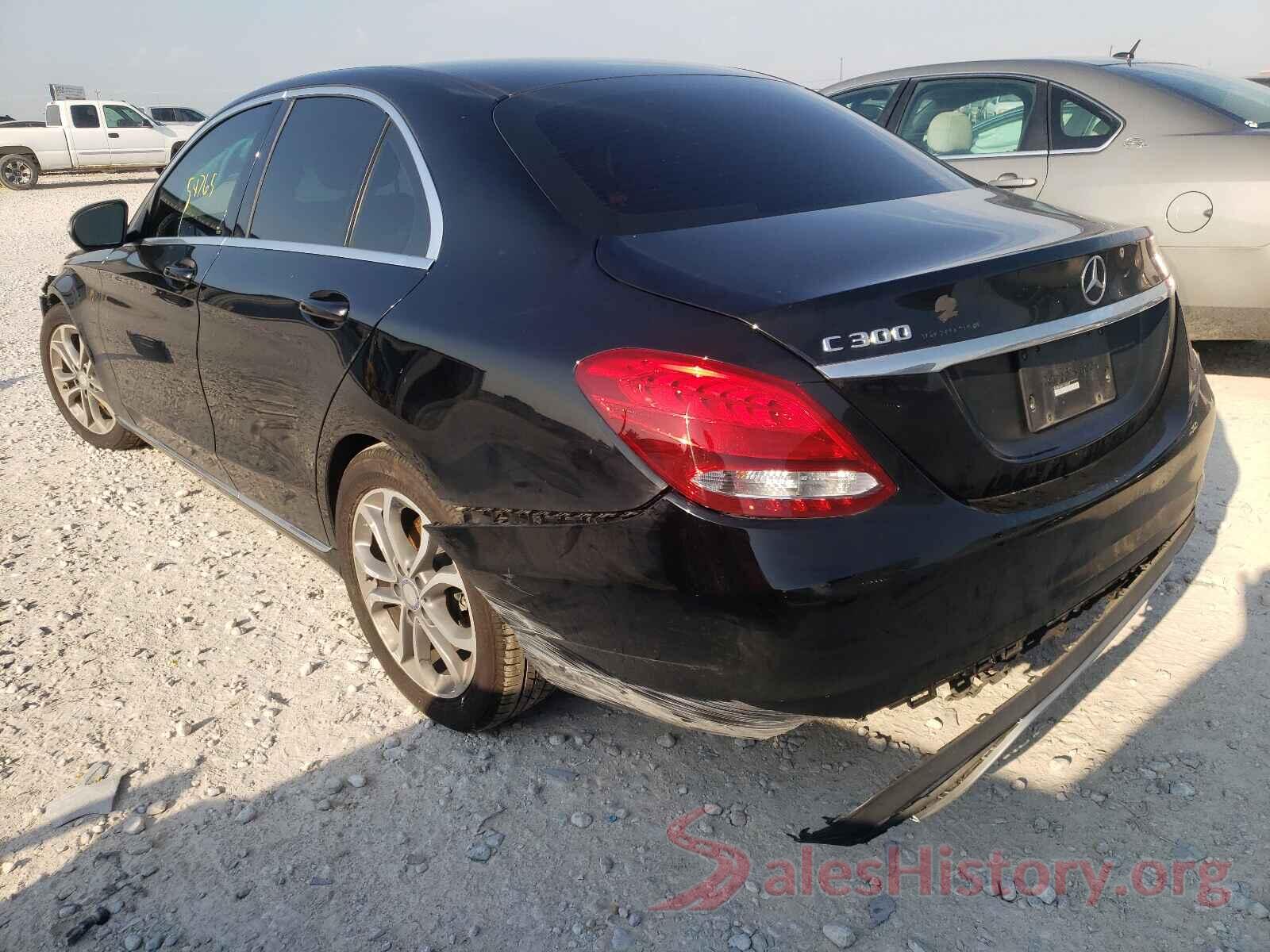 55SWF4JB6HU200487 2017 MERCEDES-BENZ C CLASS