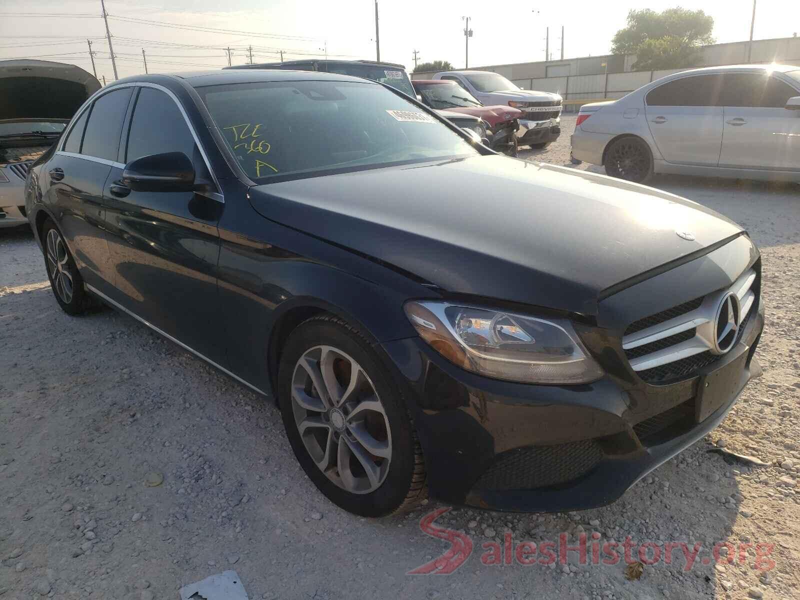 55SWF4JB6HU200487 2017 MERCEDES-BENZ C CLASS