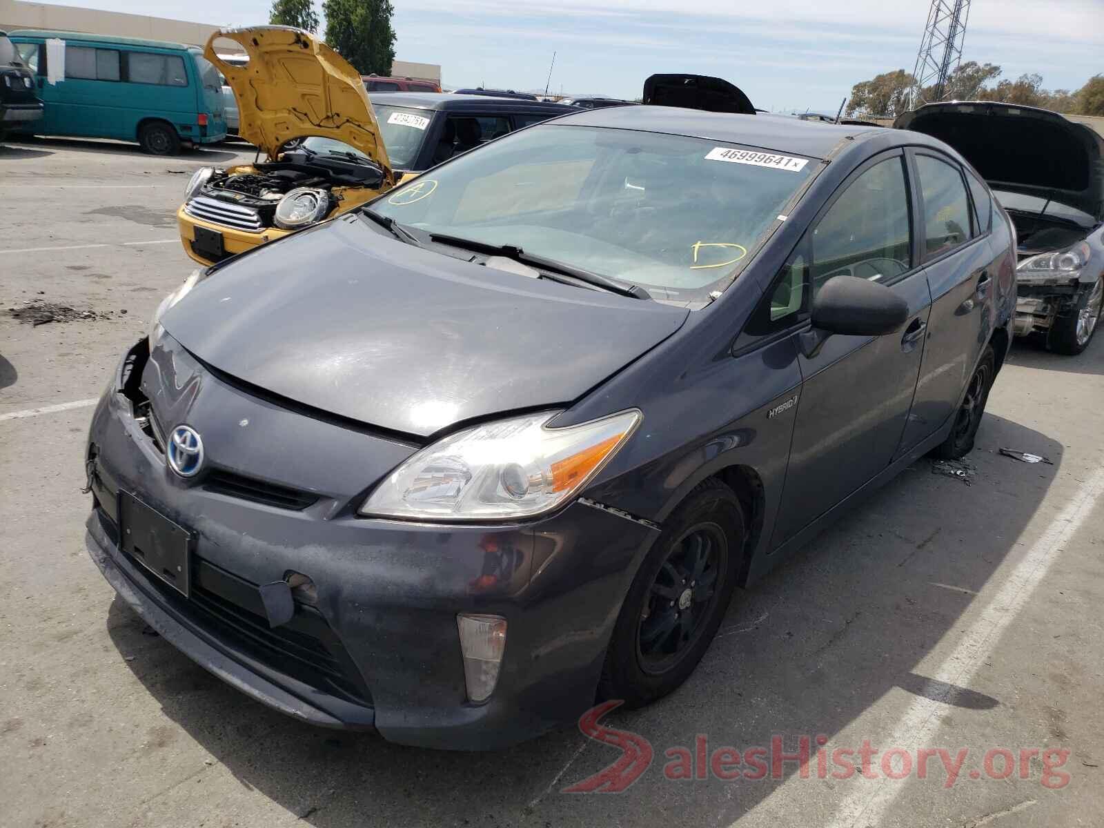 JTDKN3DU6F0458708 2015 TOYOTA PRIUS