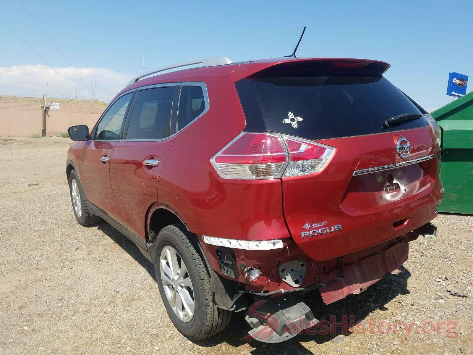 KNMAT2MT6GP708847 2016 NISSAN ROGUE