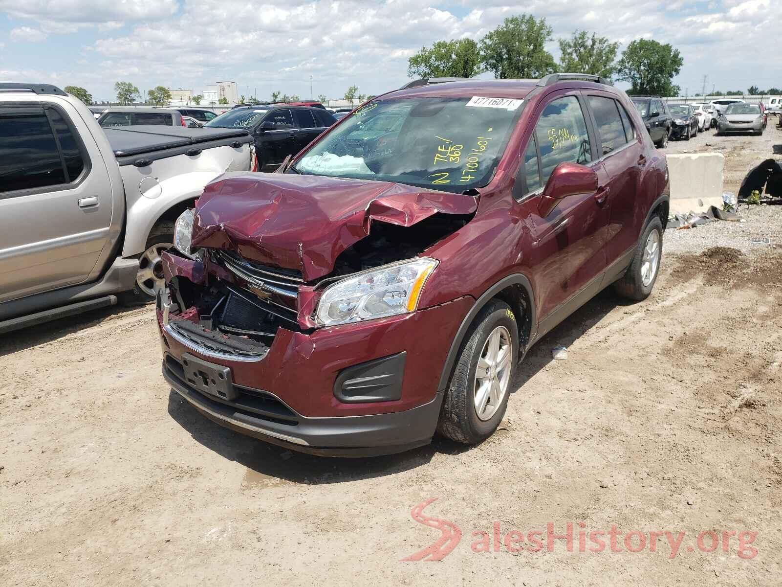 3GNCJLSB0GL163259 2016 CHEVROLET TRAX