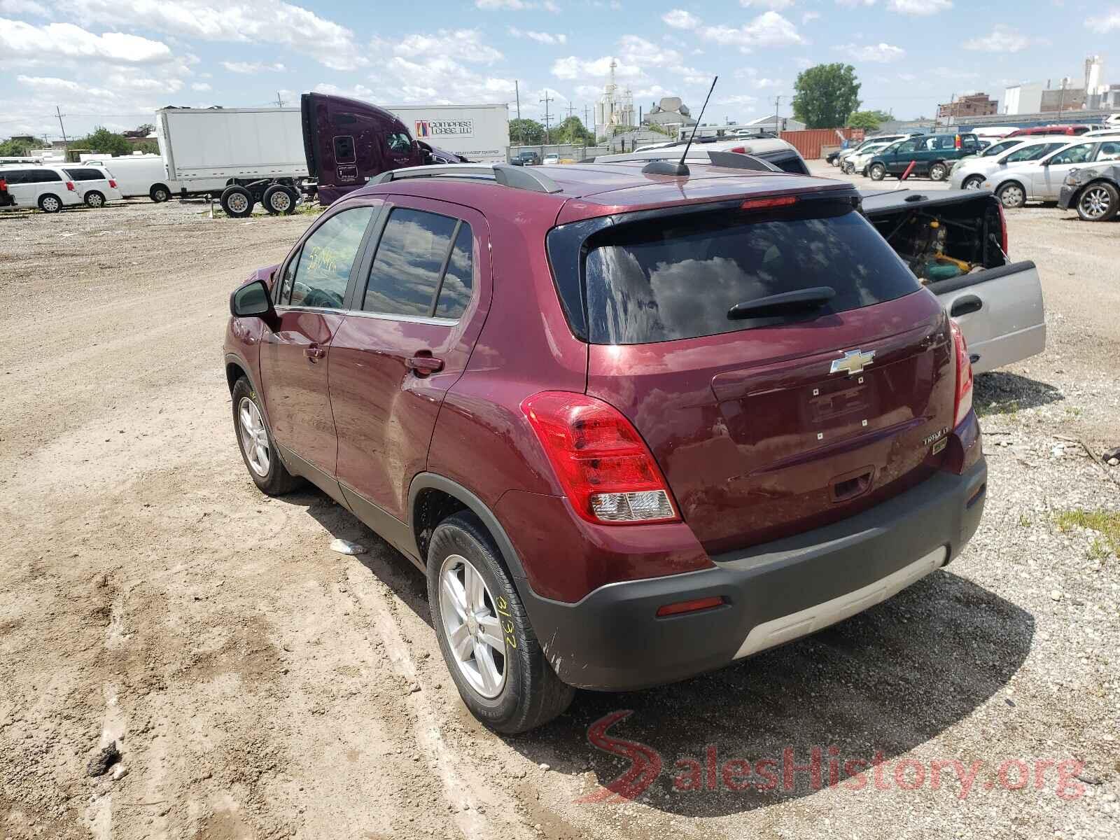 3GNCJLSB0GL163259 2016 CHEVROLET TRAX