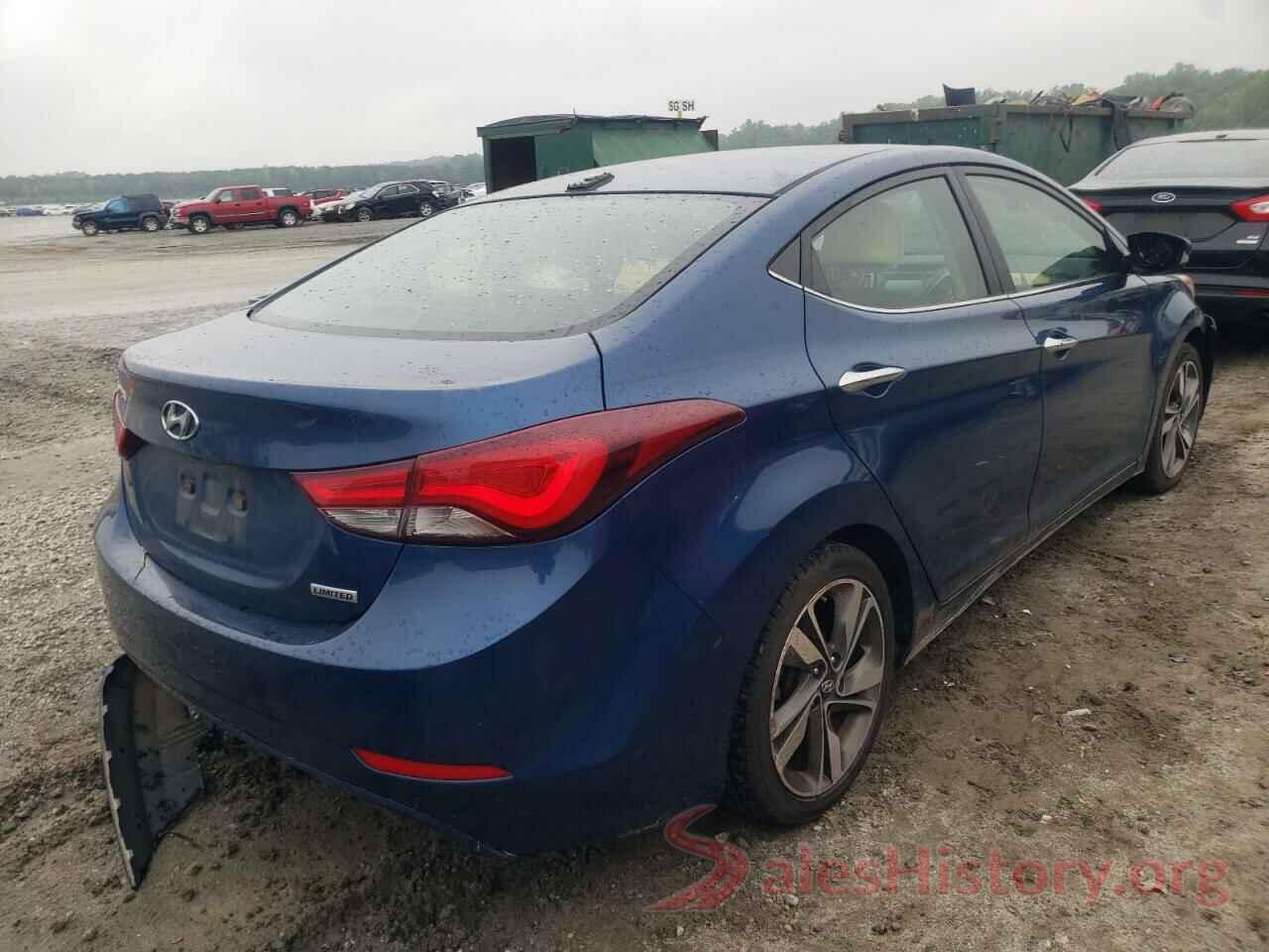 KMHDH4AE9GU619500 2016 HYUNDAI ELANTRA