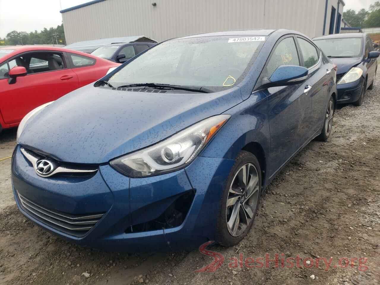 KMHDH4AE9GU619500 2016 HYUNDAI ELANTRA