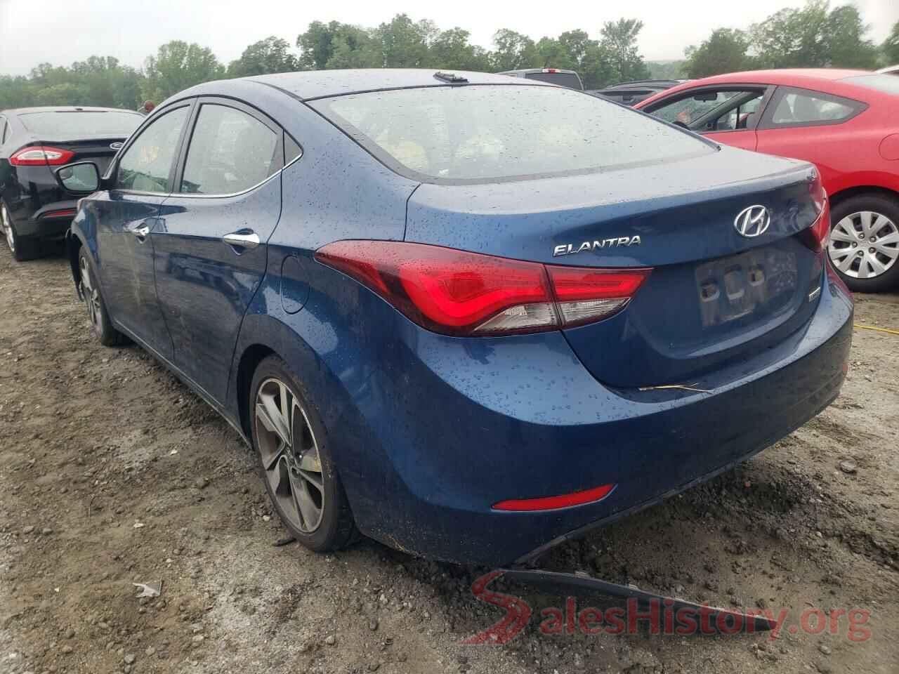 KMHDH4AE9GU619500 2016 HYUNDAI ELANTRA