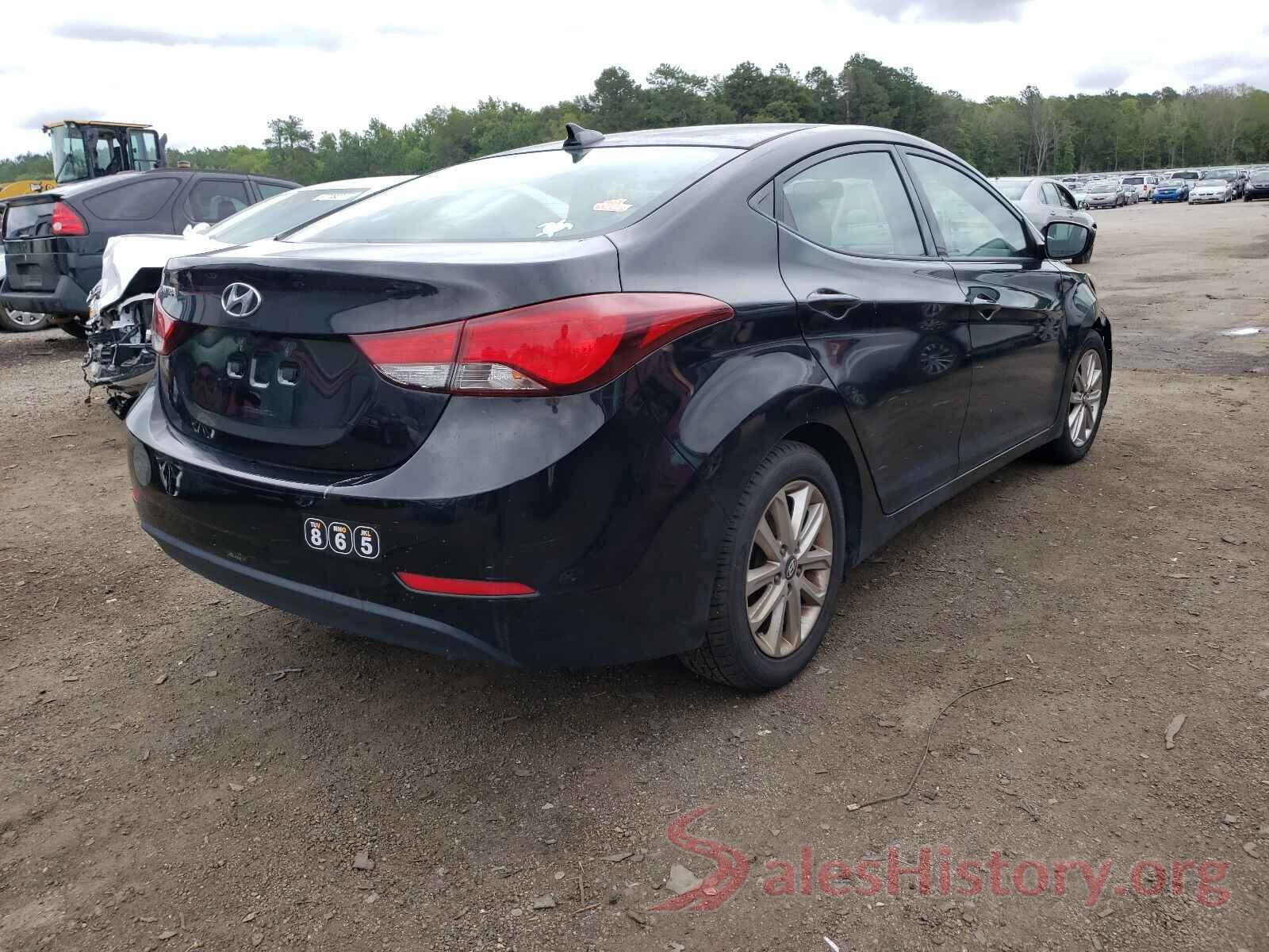 KMHDH4AE3GU618732 2016 HYUNDAI ELANTRA