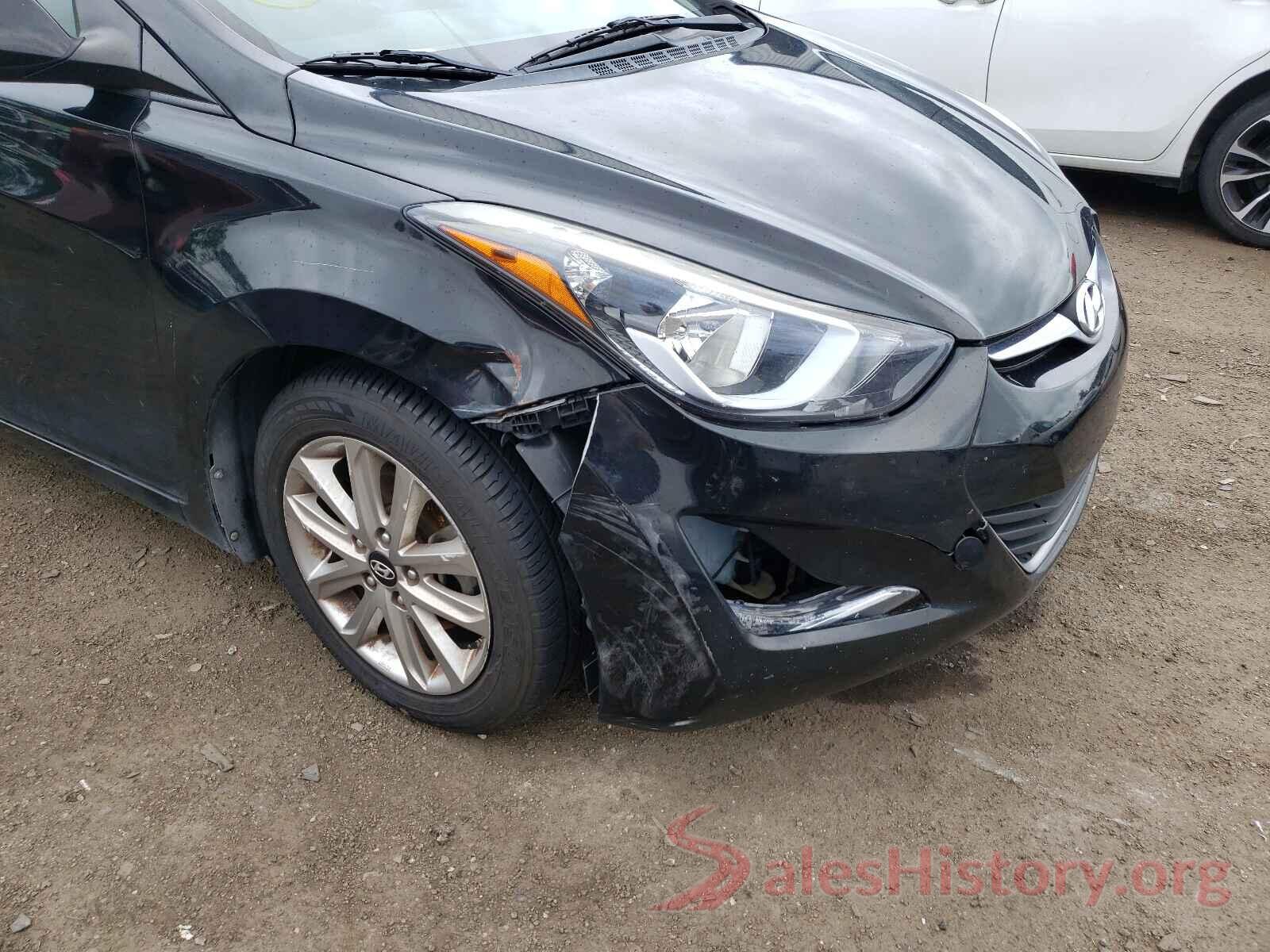 KMHDH4AE3GU618732 2016 HYUNDAI ELANTRA