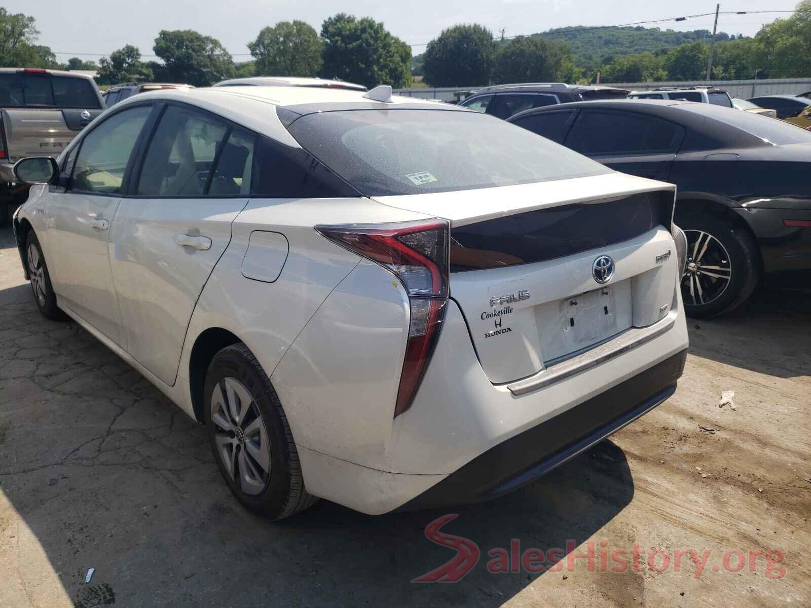 JTDKARFU6G3503139 2016 TOYOTA PRIUS