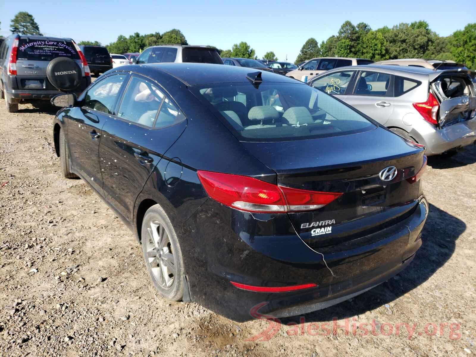 5NPD84LF3JH262004 2018 HYUNDAI ELANTRA