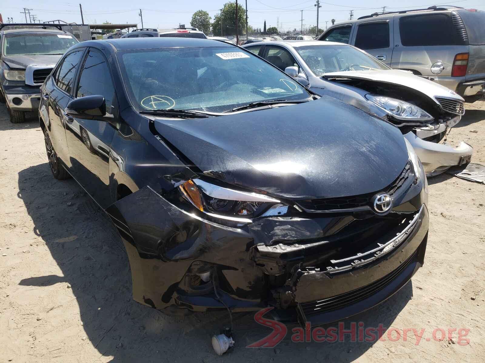 5YFBURHE4GP518551 2016 TOYOTA COROLLA