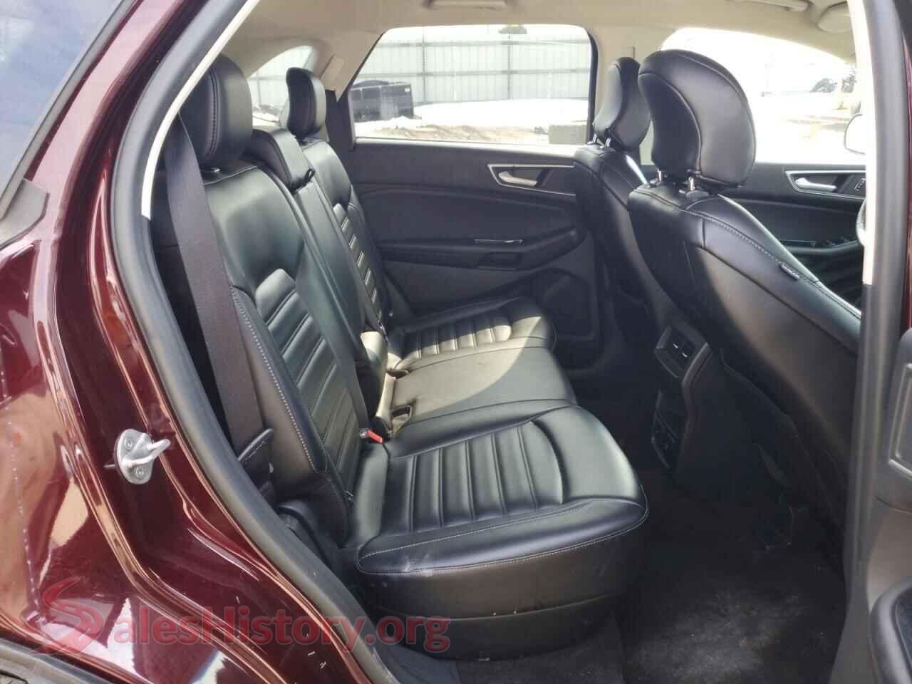 2019 FORD EDGE VIN 2FMPK4J94KBC75252, odometer mileage