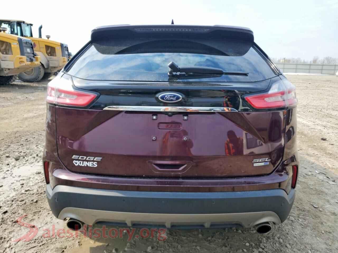 2019 FORD EDGE VIN 2FMPK4J94KBC75252, left side view