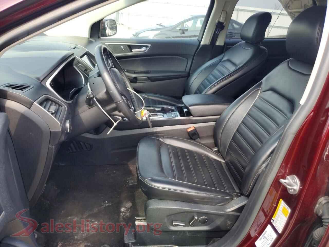 2019 FORD EDGE VIN 2FMPK4J94KBC75252, engine bay