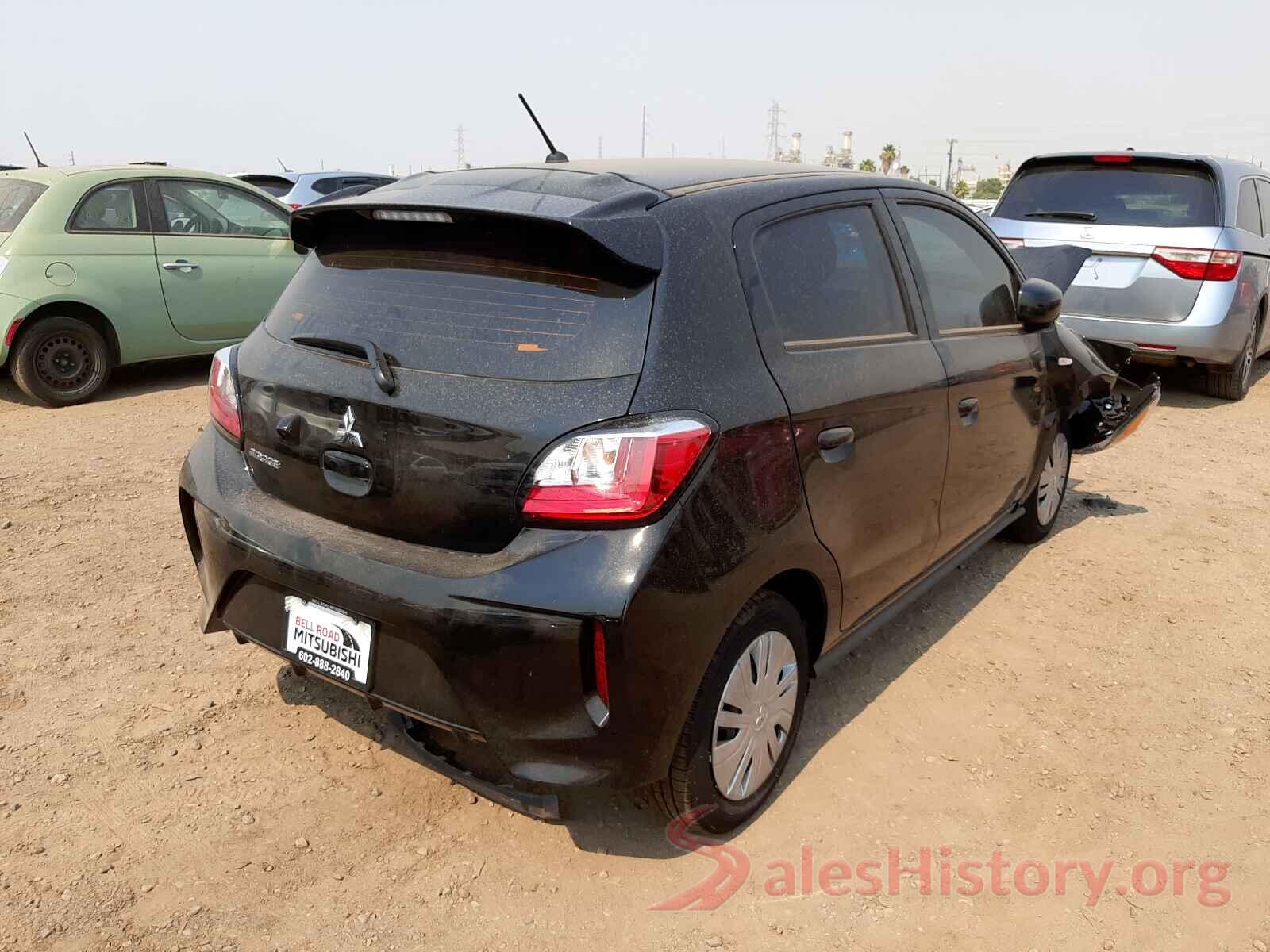 ML32AUHJ2MH001252 2021 MITSUBISHI MIRAGE