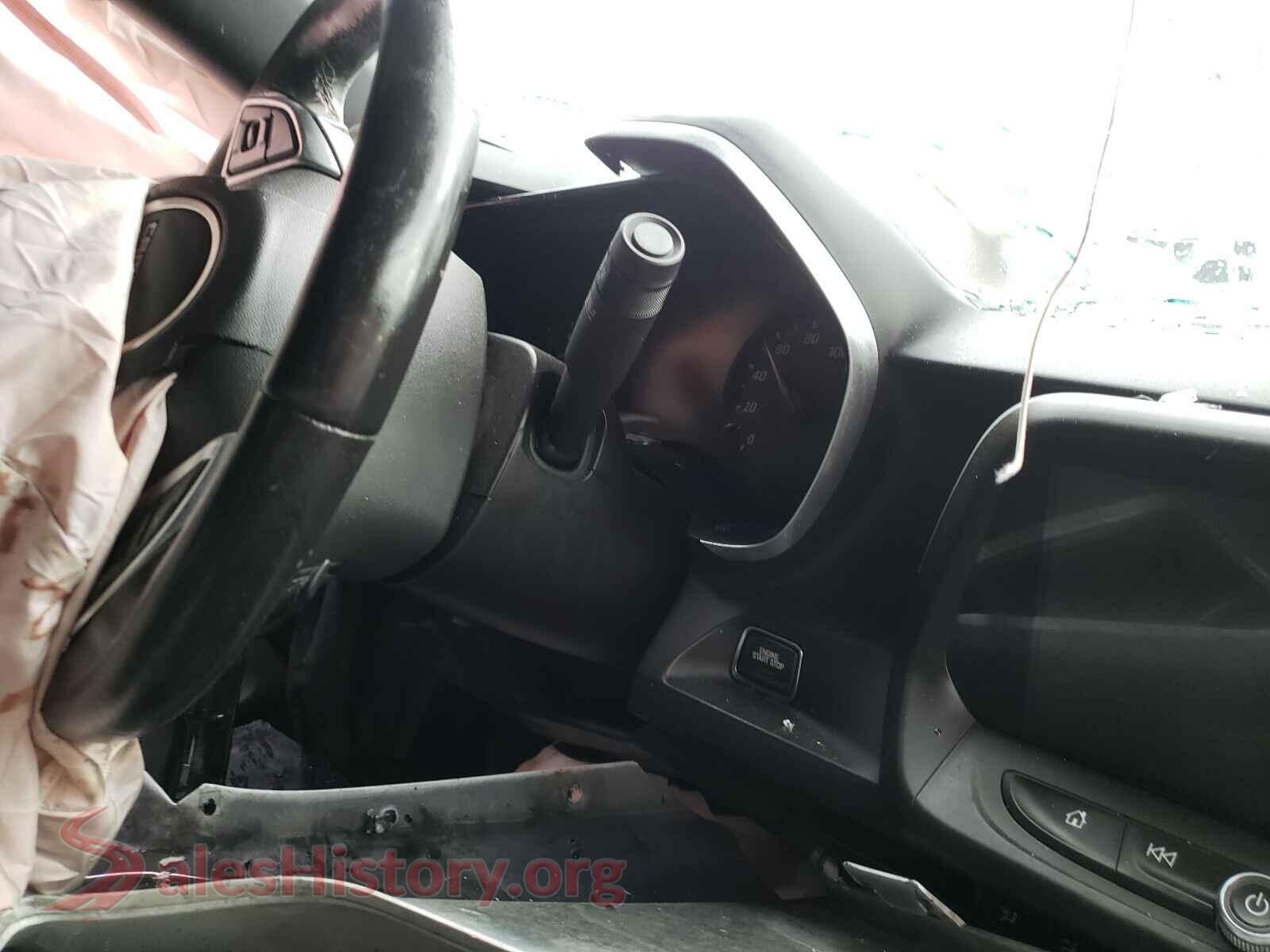 2016 CHEVROLET CAMARO VIN 1G1FF1R7XG0150165, interior dashboard