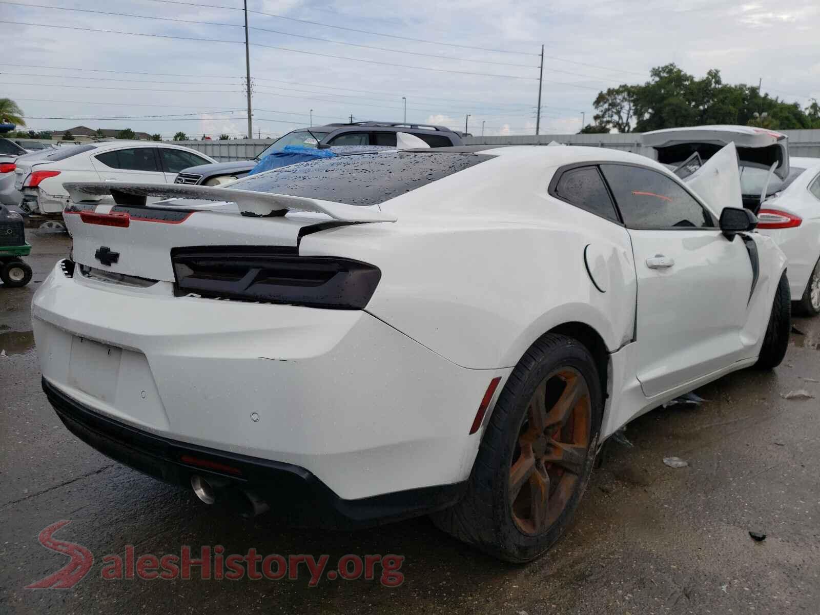2016 CHEVROLET CAMARO VIN 1G1FF1R7XG0150165, rear 3/4 view