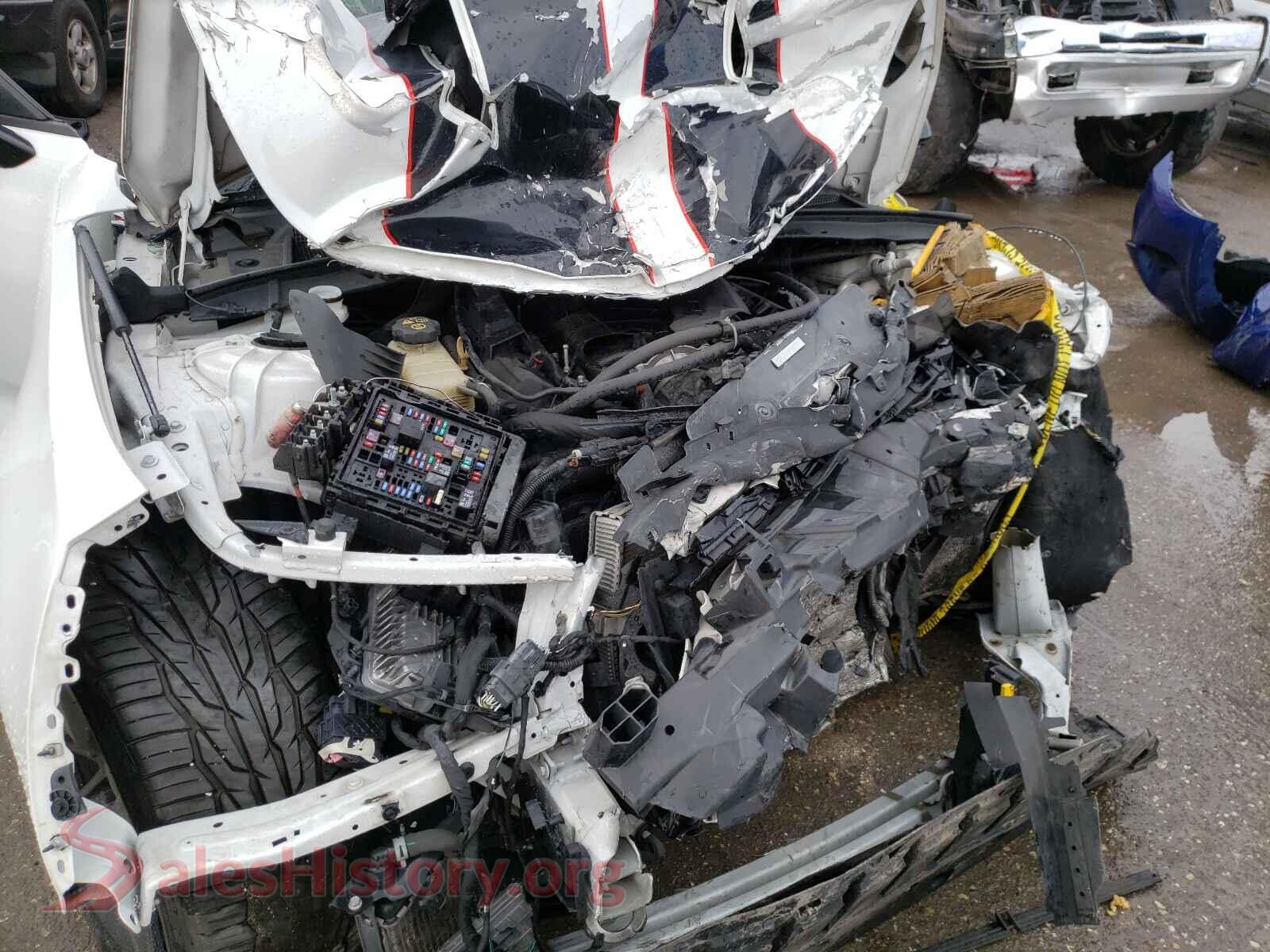 2016 CHEVROLET CAMARO VIN 1G1FF1R7XG0150165, engine bay