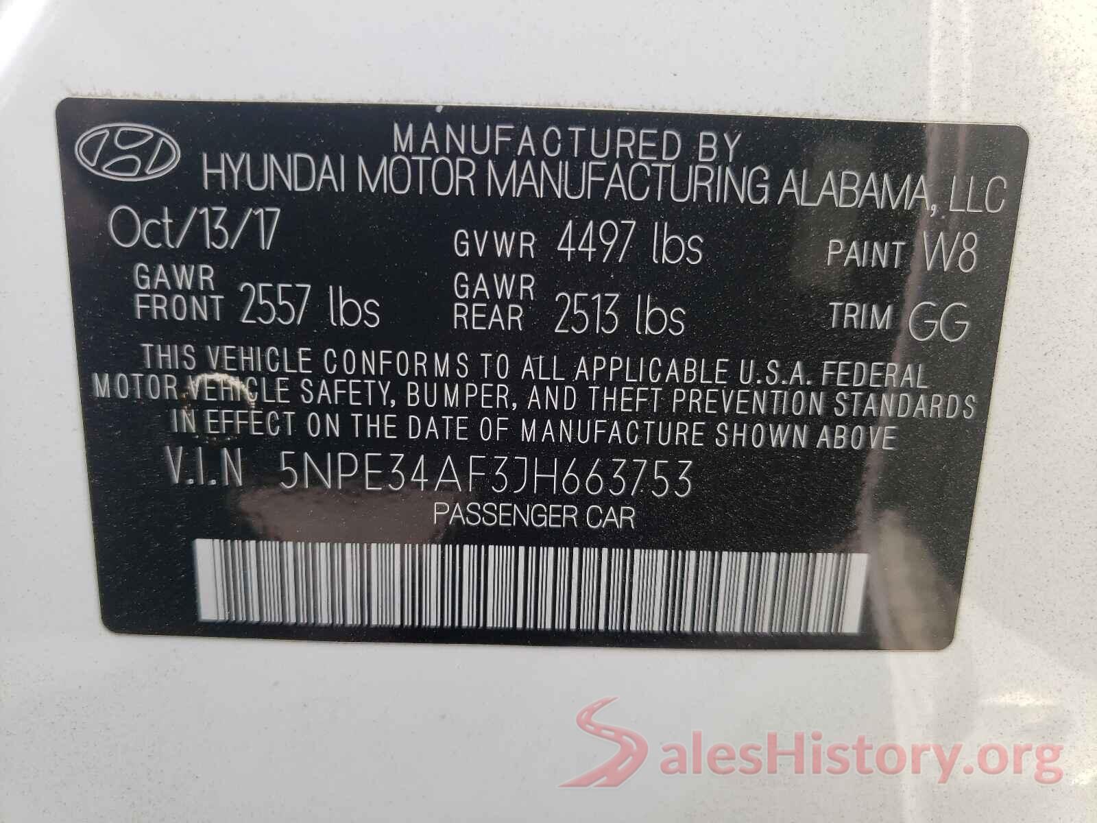 5NPE34AF3JH663753 2018 HYUNDAI SONATA