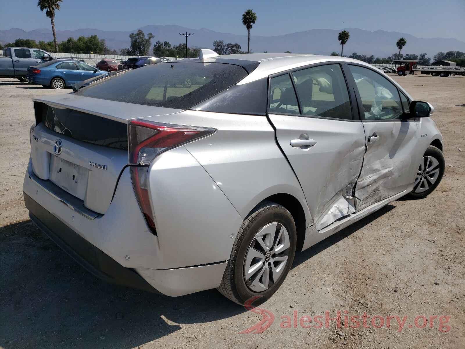 JTDKARFU2H3534132 2017 TOYOTA PRIUS