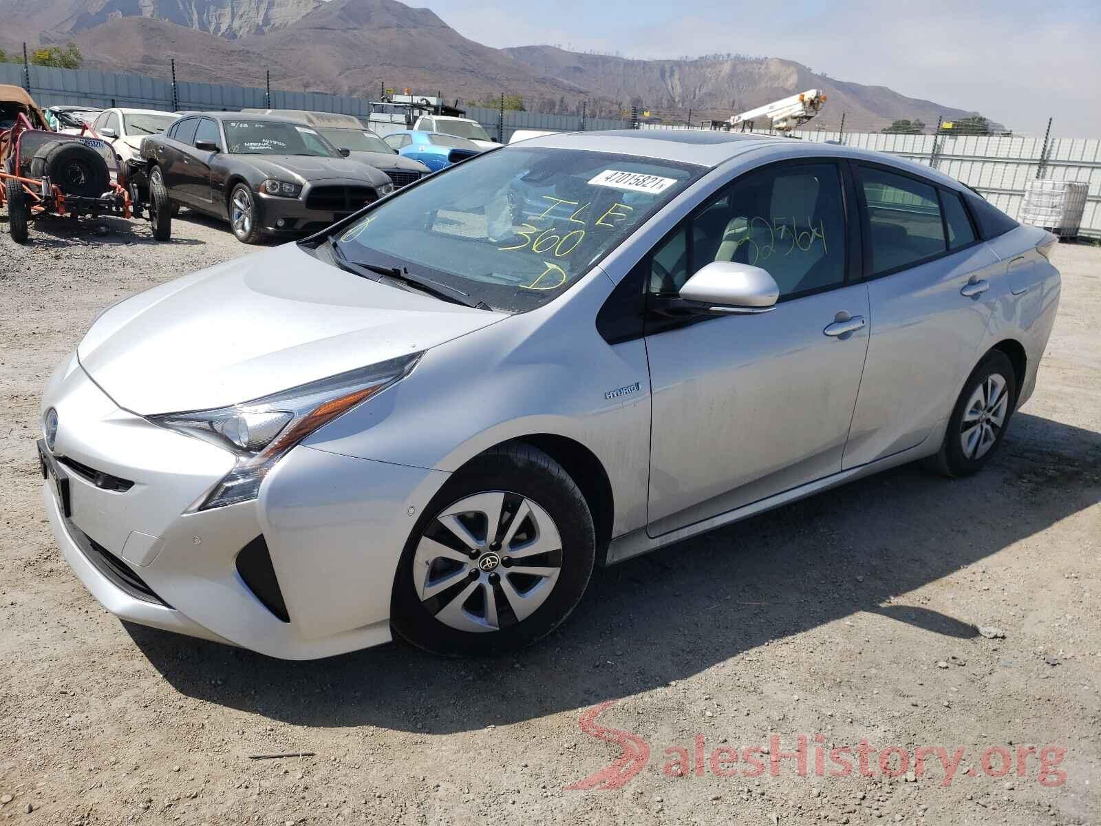 JTDKARFU2H3534132 2017 TOYOTA PRIUS