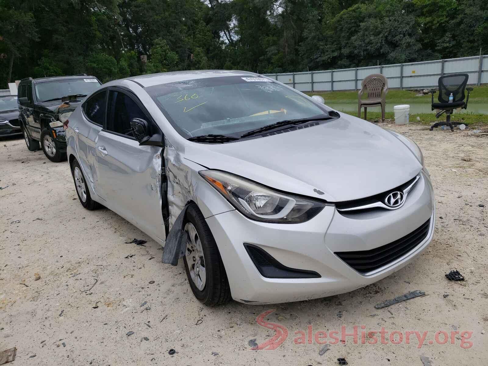 5NPDH4AE5GH752706 2016 HYUNDAI ELANTRA