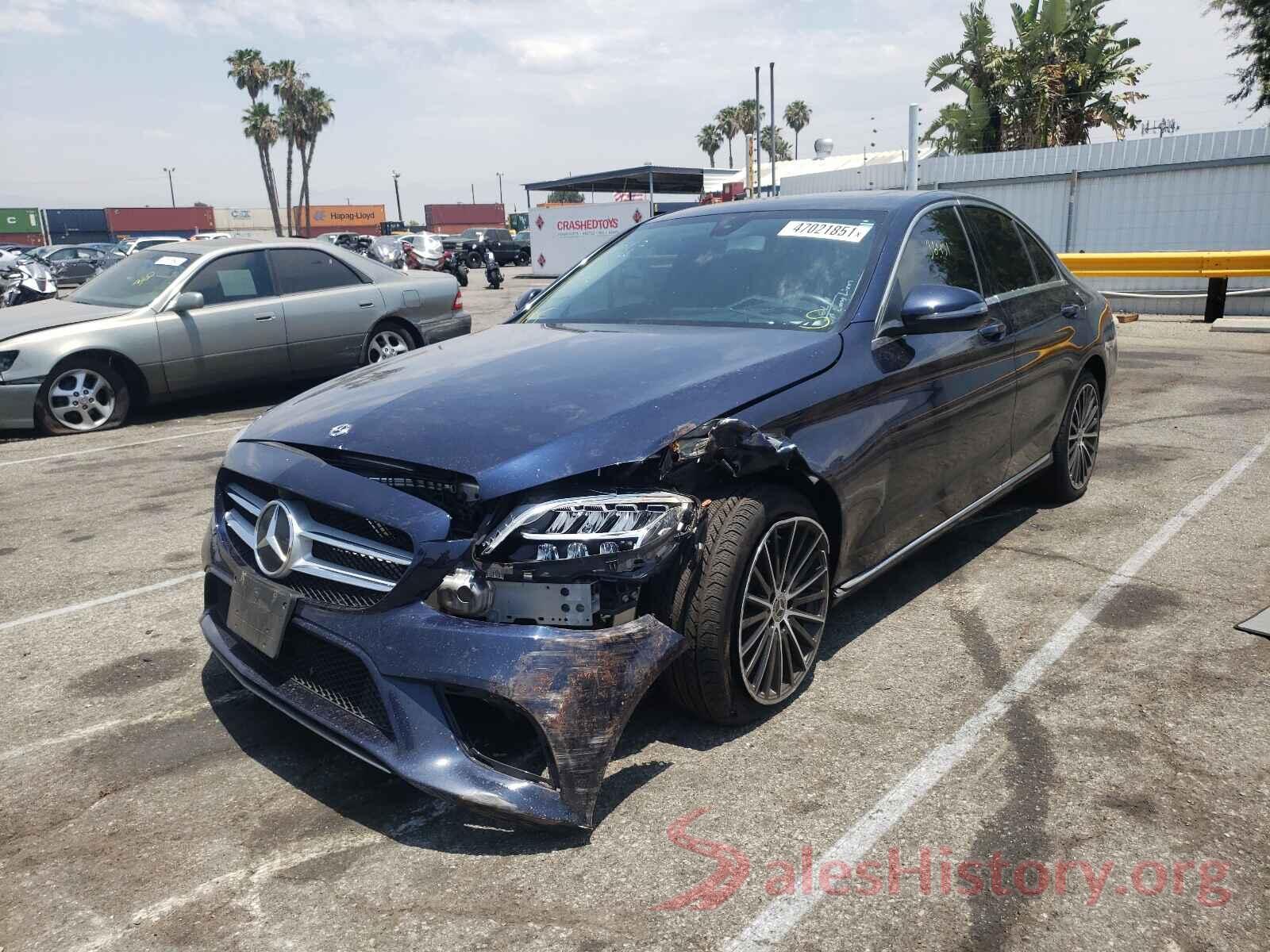 55SWF8DB3KU288389 2019 MERCEDES-BENZ C CLASS