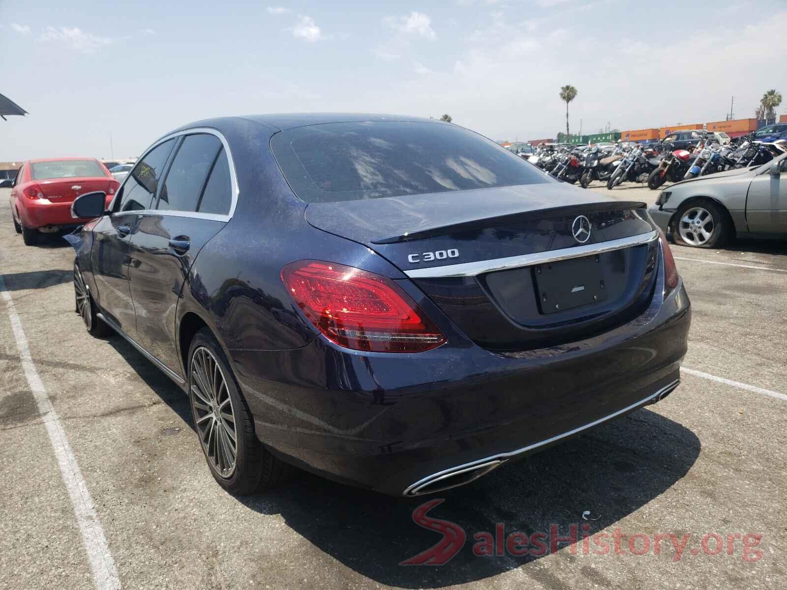 55SWF8DB3KU288389 2019 MERCEDES-BENZ C CLASS