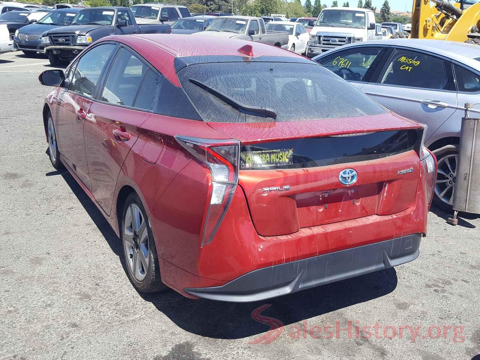 JTDKARFU8G3517950 2016 TOYOTA PRIUS