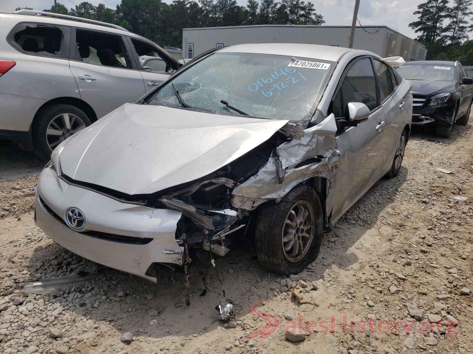 JTDKARFU0G3016146 2016 TOYOTA PRIUS