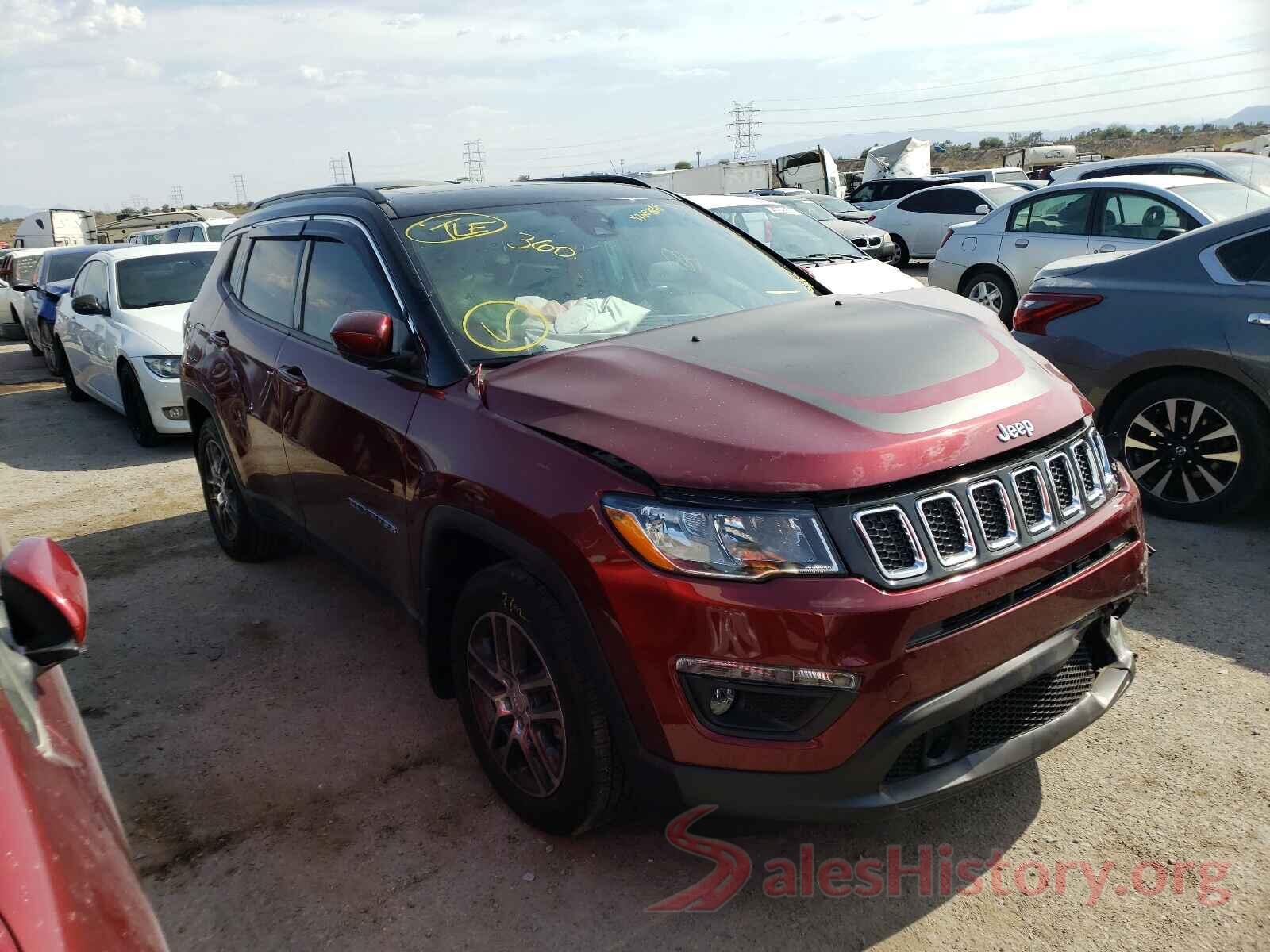 3C4NJCBB3LT256756 2020 JEEP COMPASS