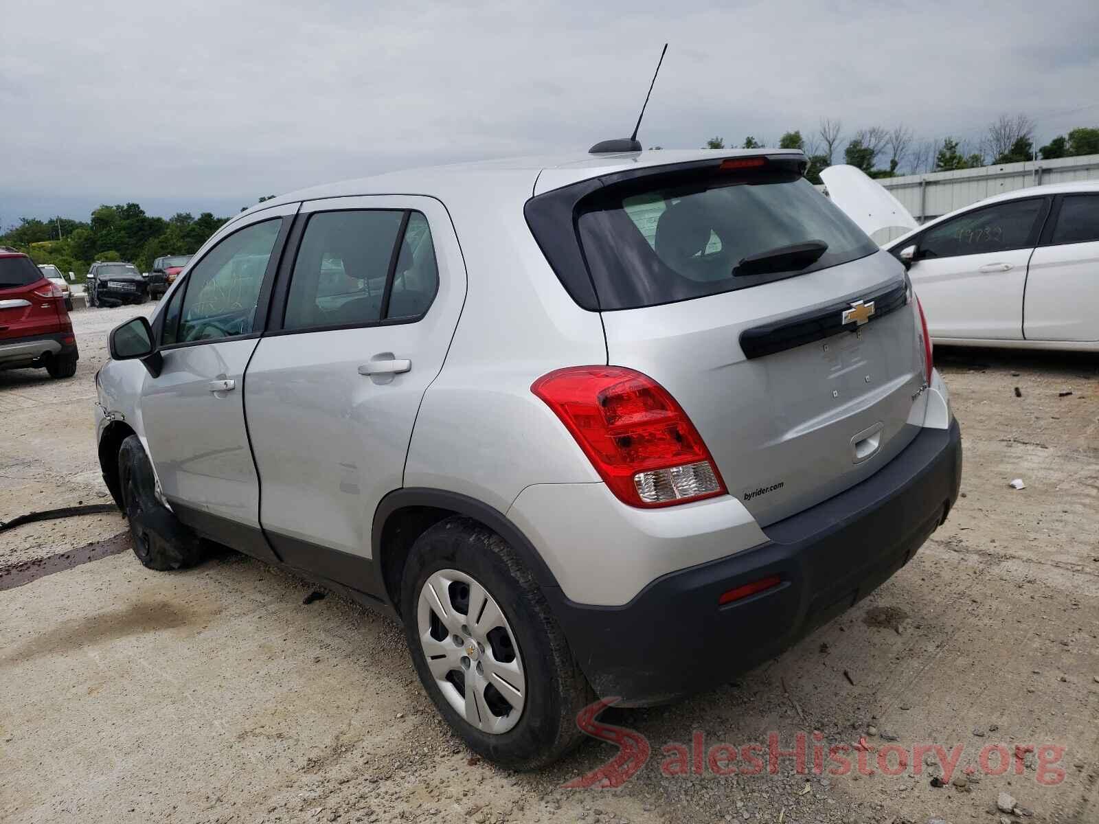 3GNCJKSB6GL184689 2016 CHEVROLET TRAX