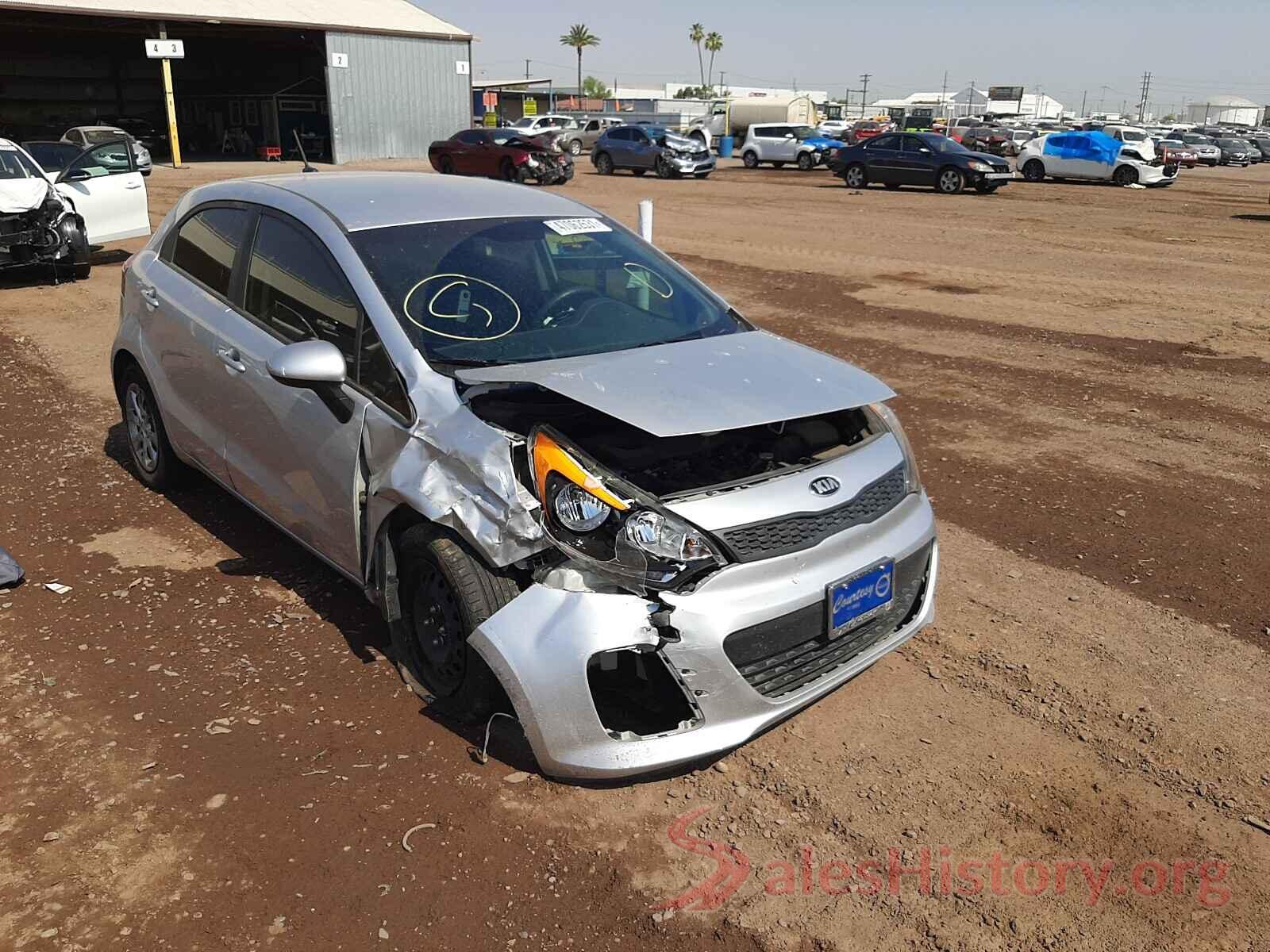 KNADM5A38G6699491 2016 KIA RIO