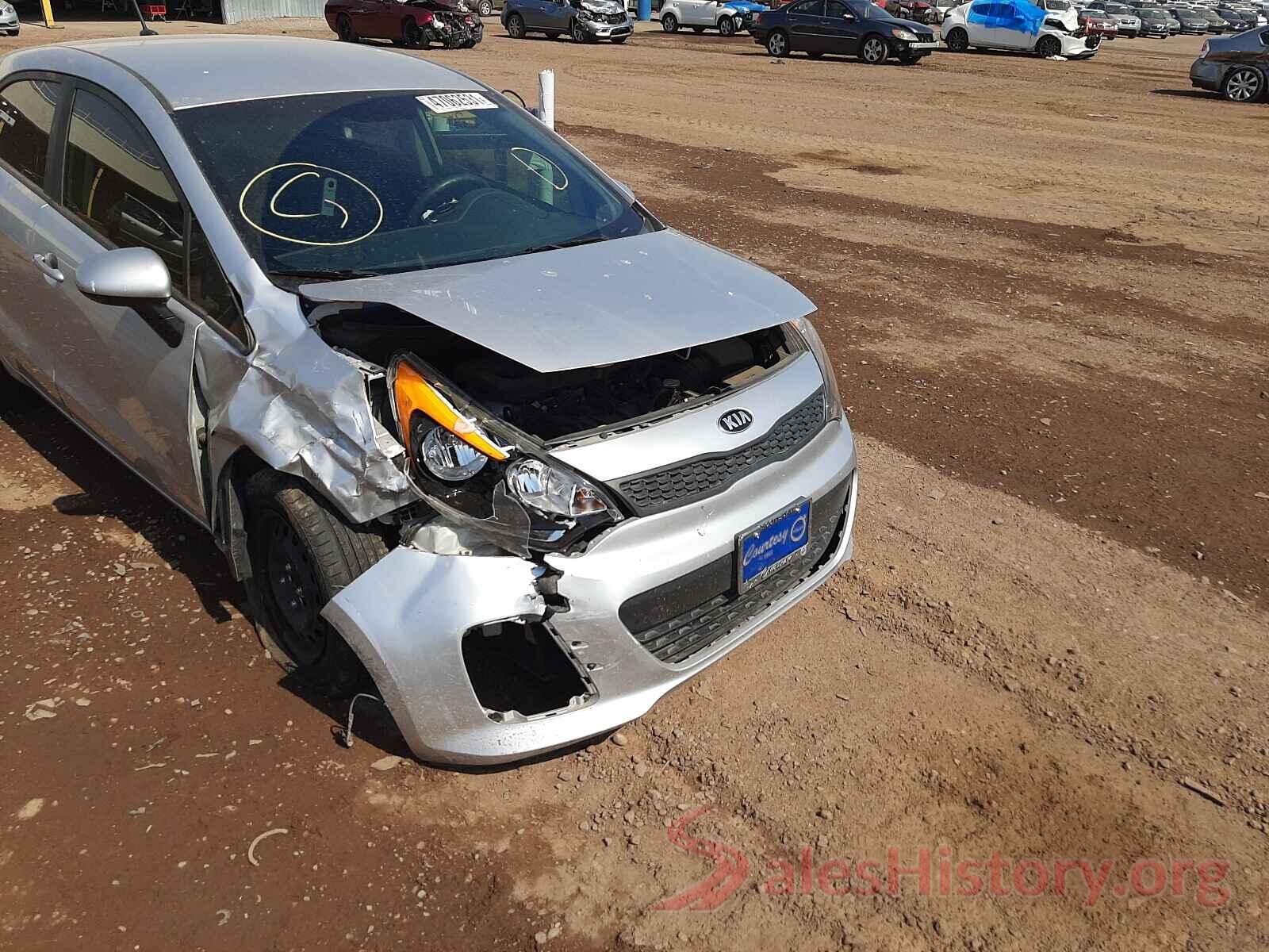 KNADM5A38G6699491 2016 KIA RIO