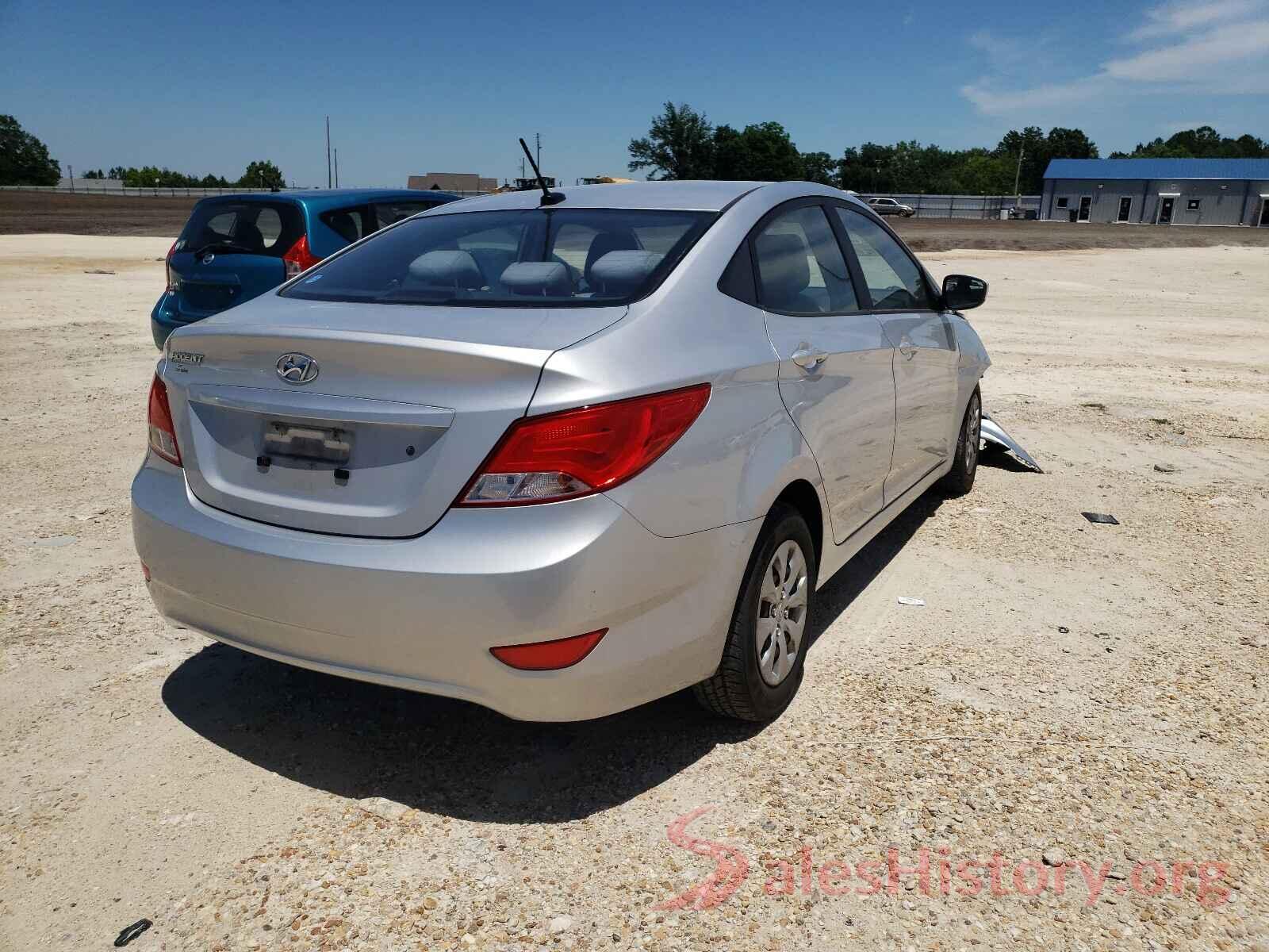 KMHCT4AE0GU965476 2016 HYUNDAI ACCENT