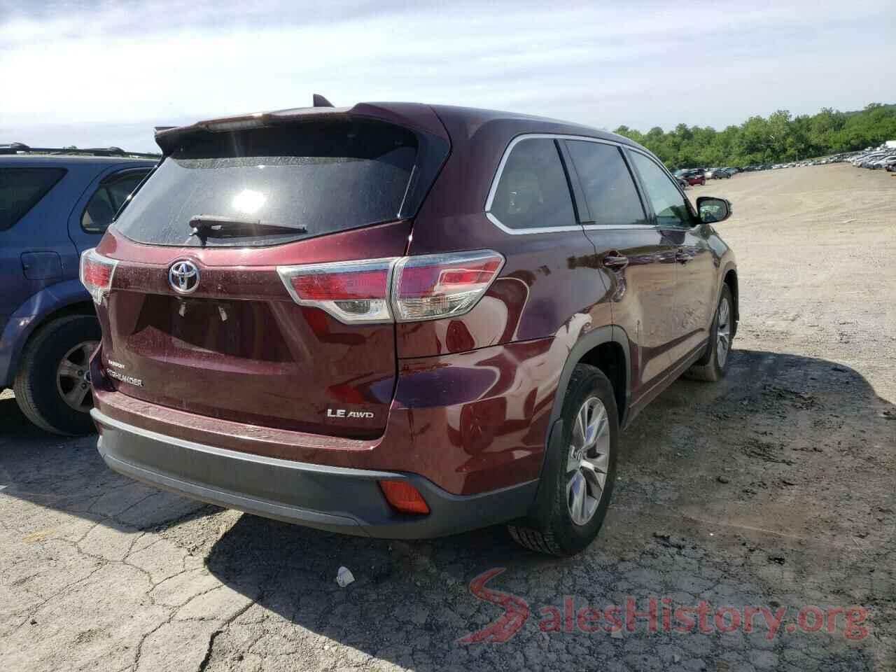 5TDBKRFH0GS324089 2016 TOYOTA HIGHLANDER