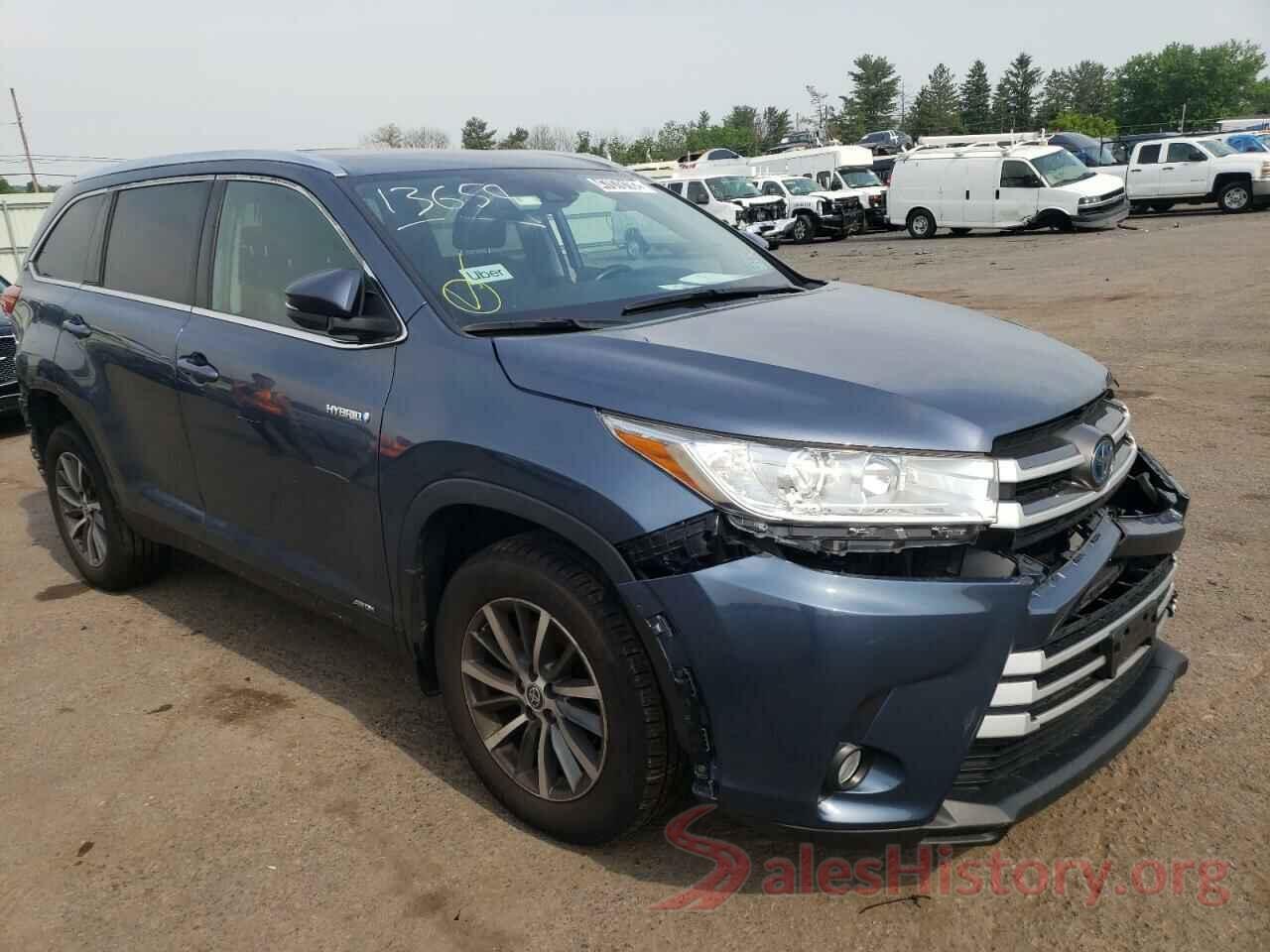 5TDJGRFH4KS078993 2019 TOYOTA HIGHLANDER