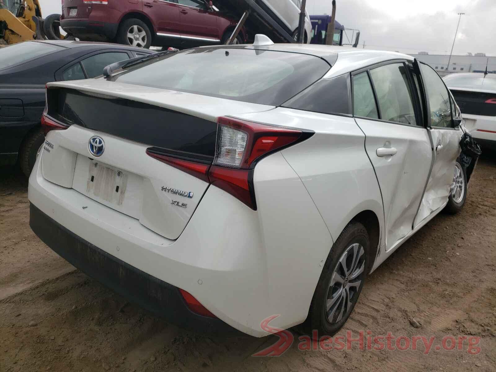 JTDL9RFU8L3017911 2020 TOYOTA PRIUS