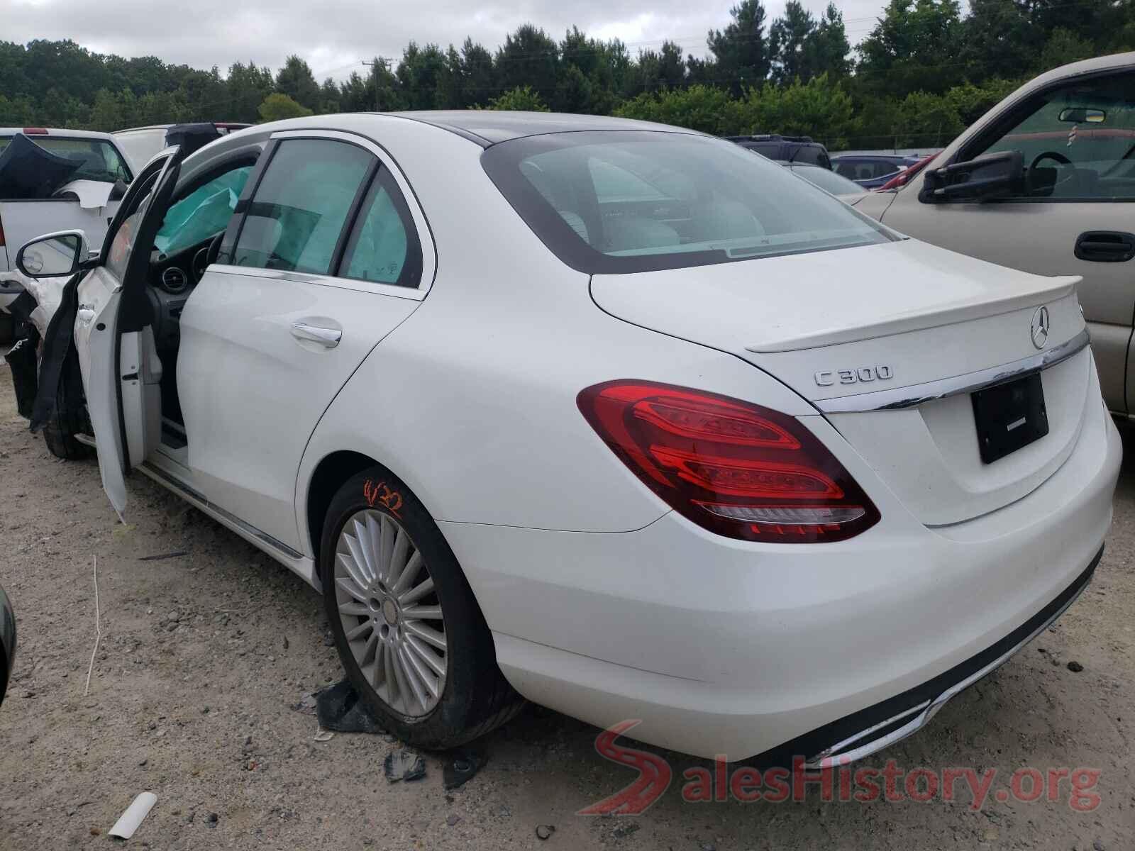 55SWF4KB6HU181597 2017 MERCEDES-BENZ C CLASS