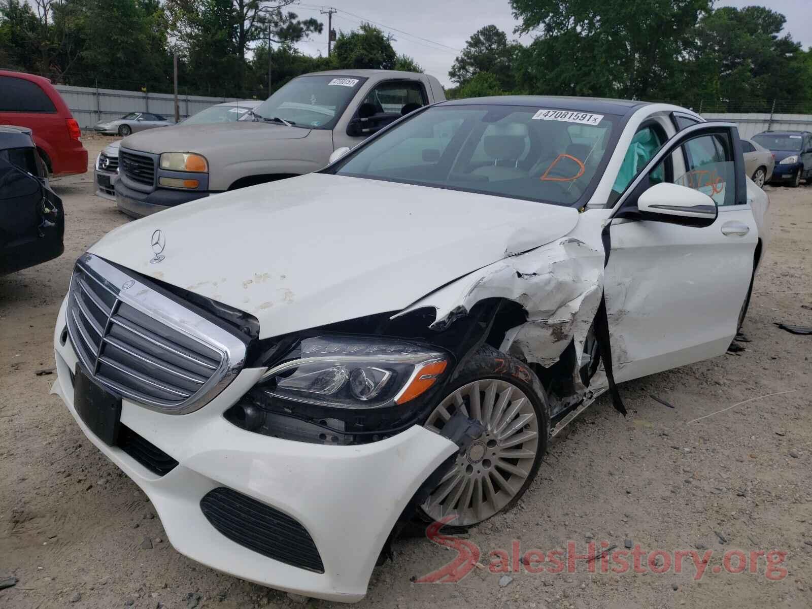 55SWF4KB6HU181597 2017 MERCEDES-BENZ C CLASS