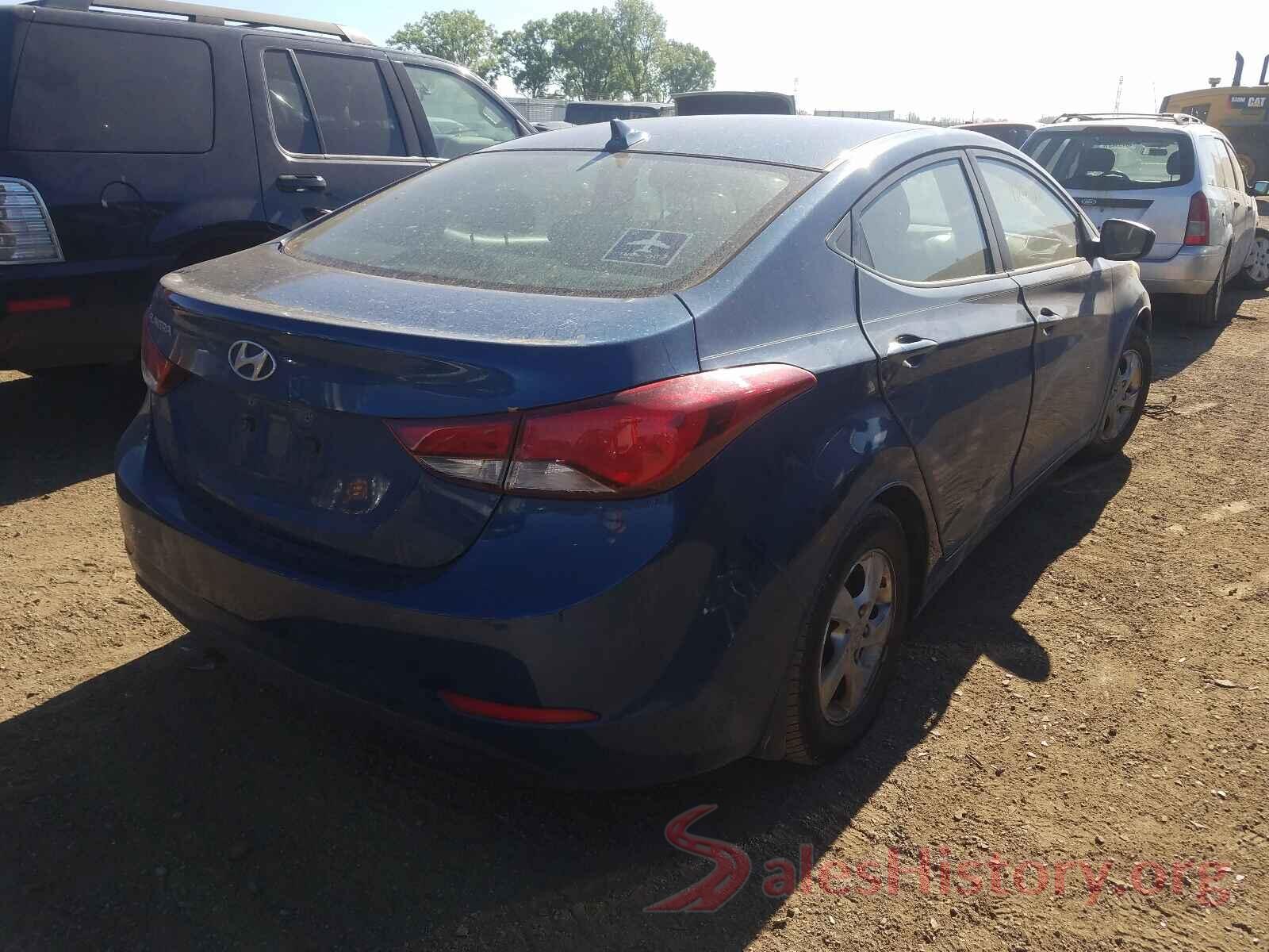 KMHDH4AE9EU101044 2014 HYUNDAI ELANTRA