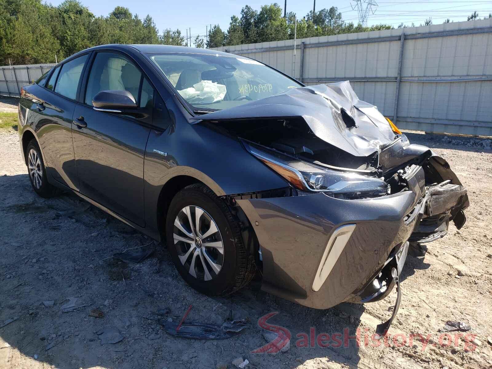 JTDL9MFU4M3027811 2021 TOYOTA PRIUS