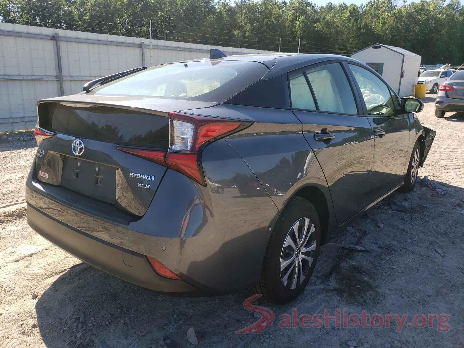 JTDL9MFU4M3027811 2021 TOYOTA PRIUS