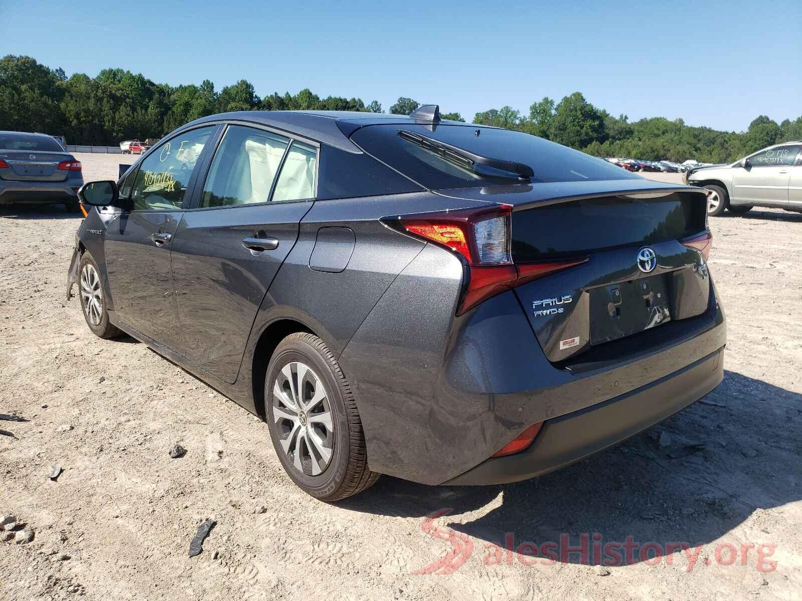 JTDL9MFU4M3027811 2021 TOYOTA PRIUS