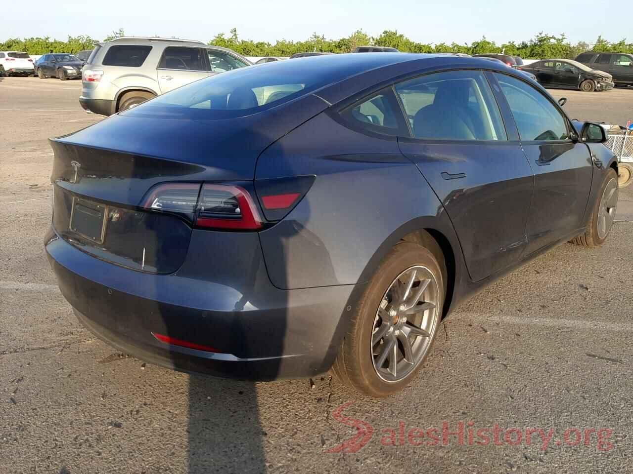 5YJ3E1EA4NF101976 2022 TESLA MODEL 3