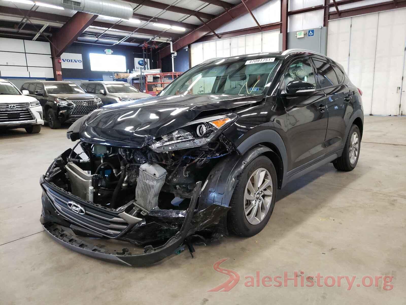 KM8J3CA2XGU180017 2016 HYUNDAI TUCSON