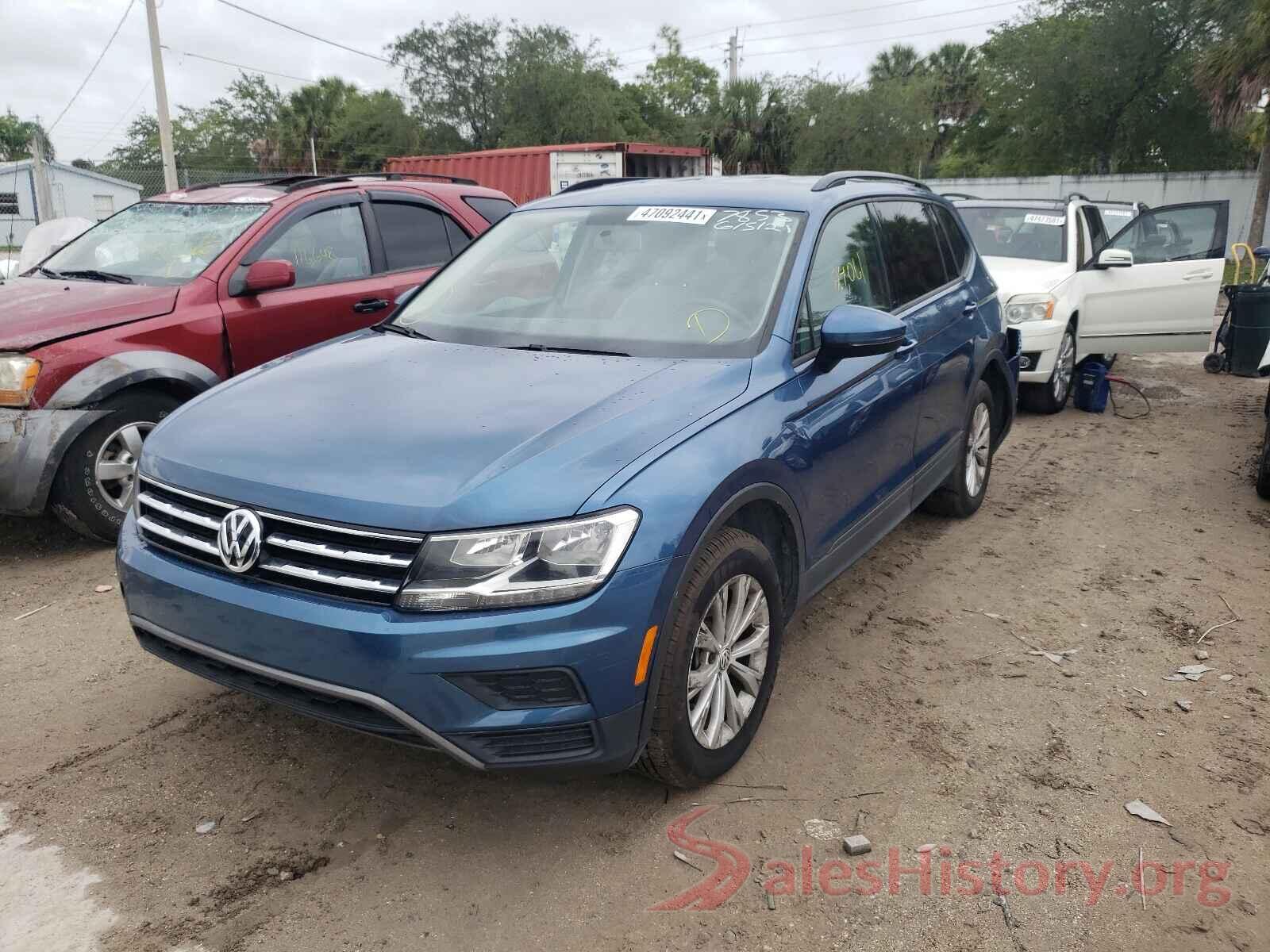 3VV1B7AX2JM057853 2018 VOLKSWAGEN TIGUAN