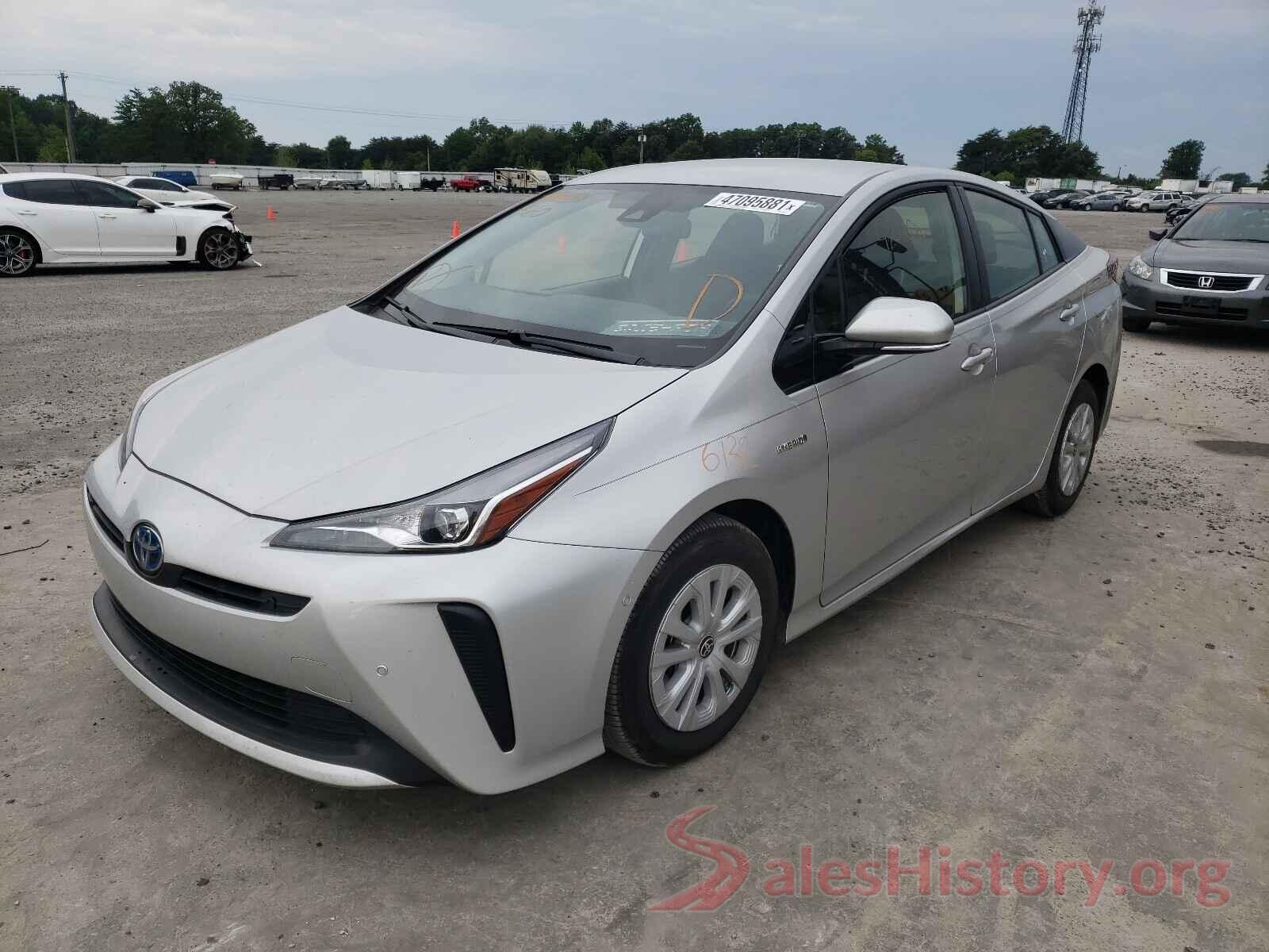 JTDKARFUXL3103417 2020 TOYOTA PRIUS