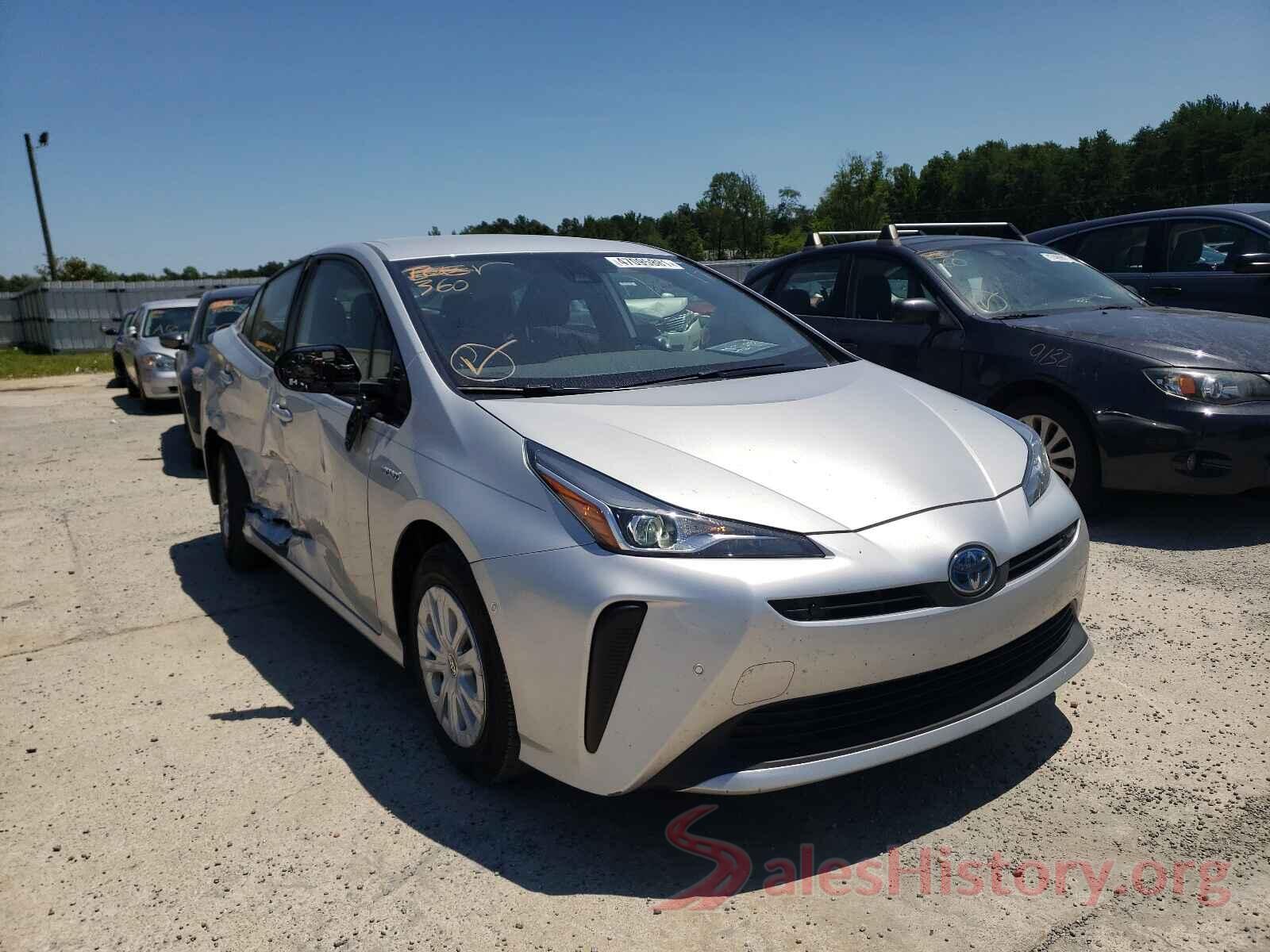 JTDKARFUXL3103417 2020 TOYOTA PRIUS