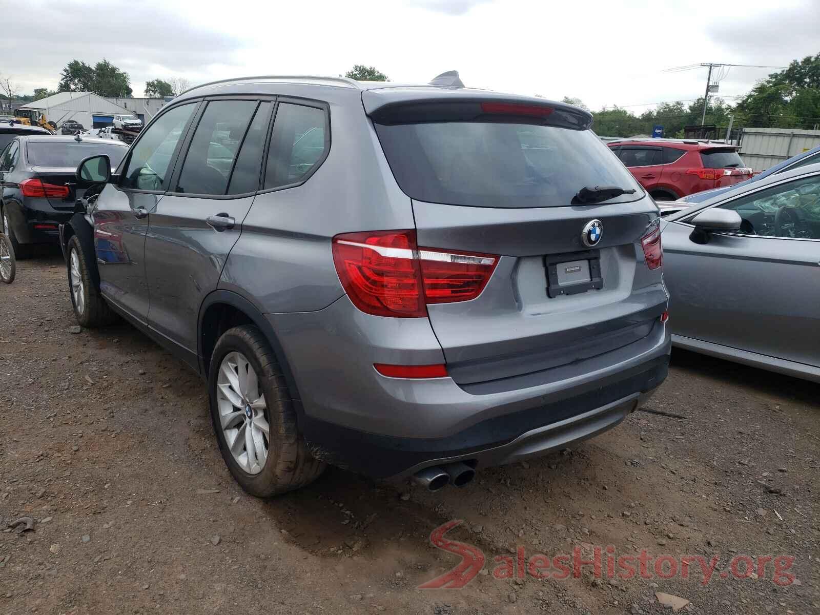 5UXWZ7C39H0X41904 2017 BMW X3