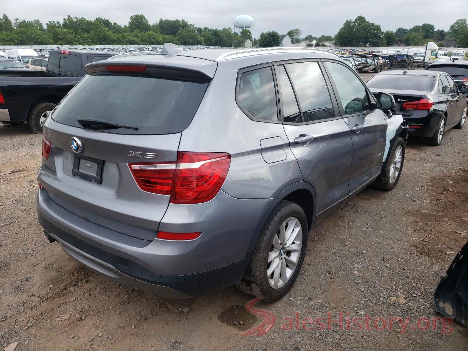 5UXWZ7C39H0X41904 2017 BMW X3